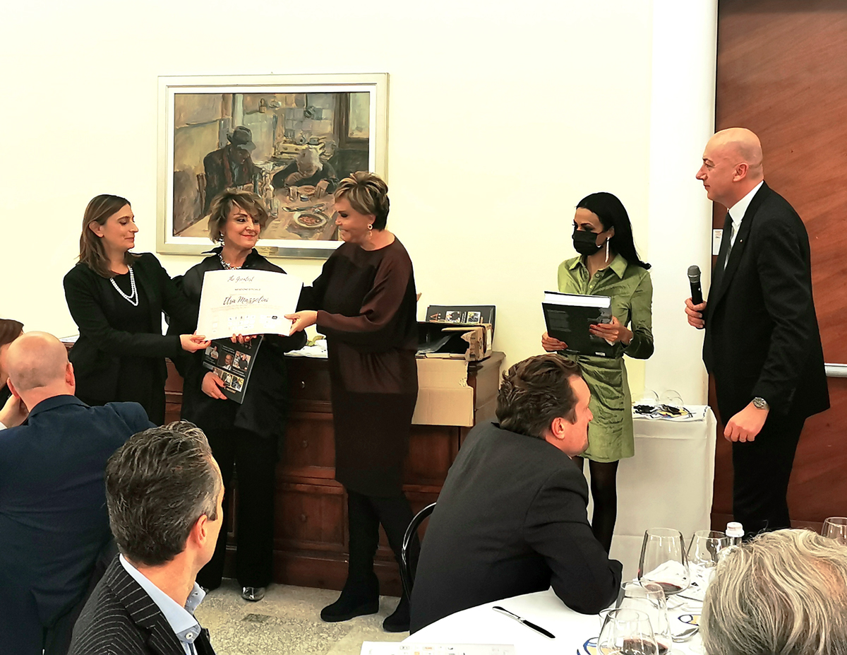Elsa Mazzolini durante la cerimonia di consegna del Premio The Greatest 2021.