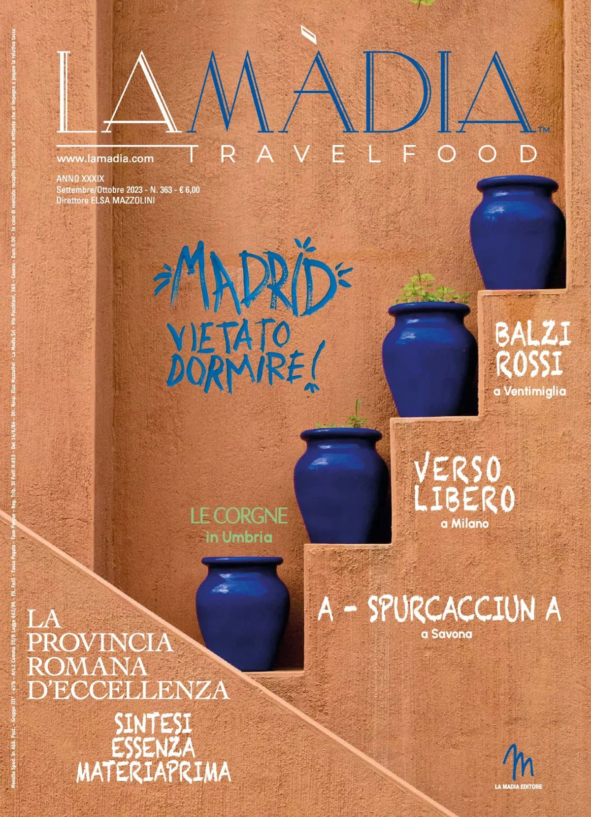 Copertina La provincia romana d’eccellenza: Essenza, Sintesi, MateriaPrima