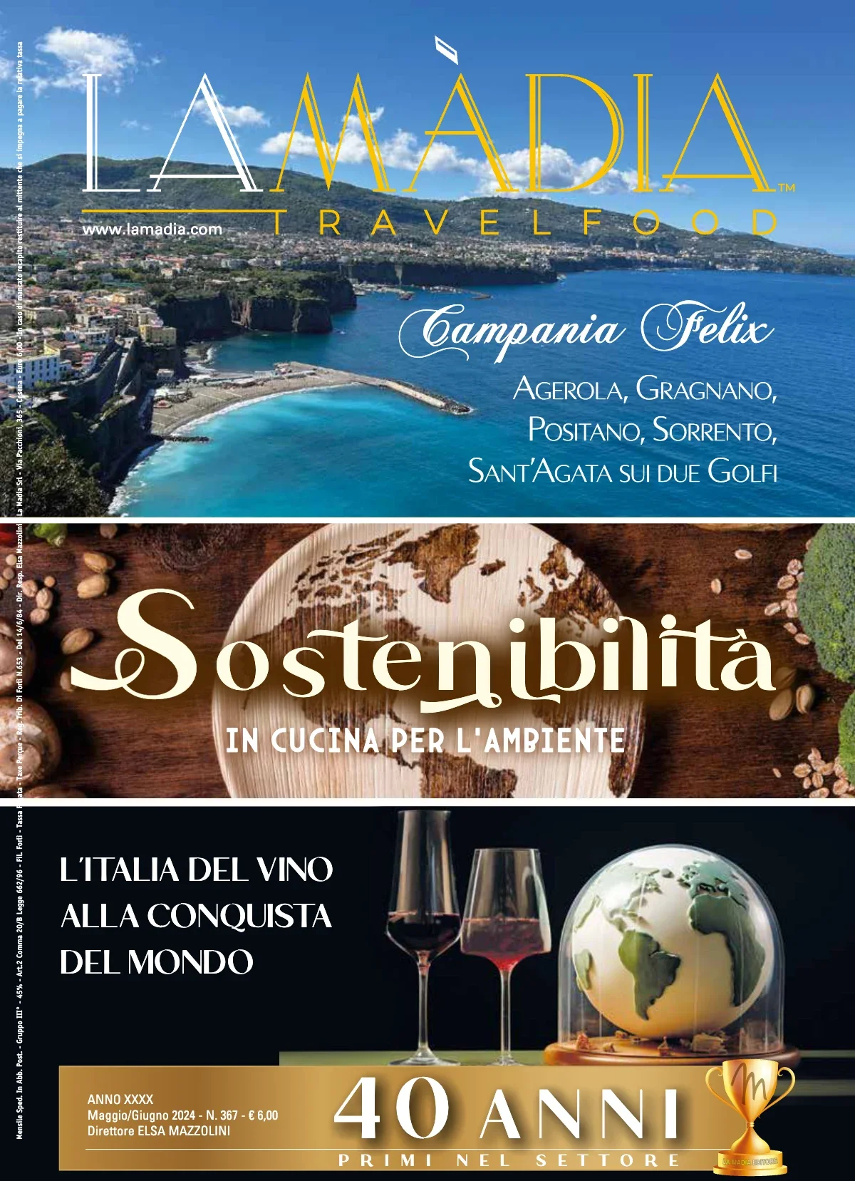Copertina Sostenibilità e innovazione: Italia del vino e cucina per l’ambiente