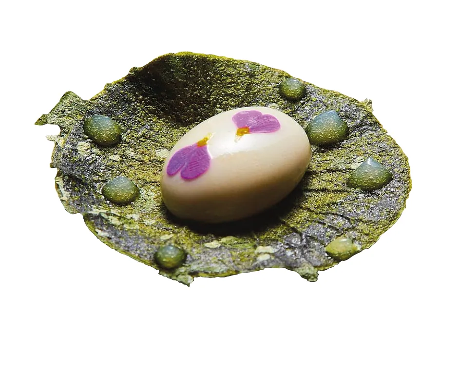 esplosione di yogurt di Gaggan Anand