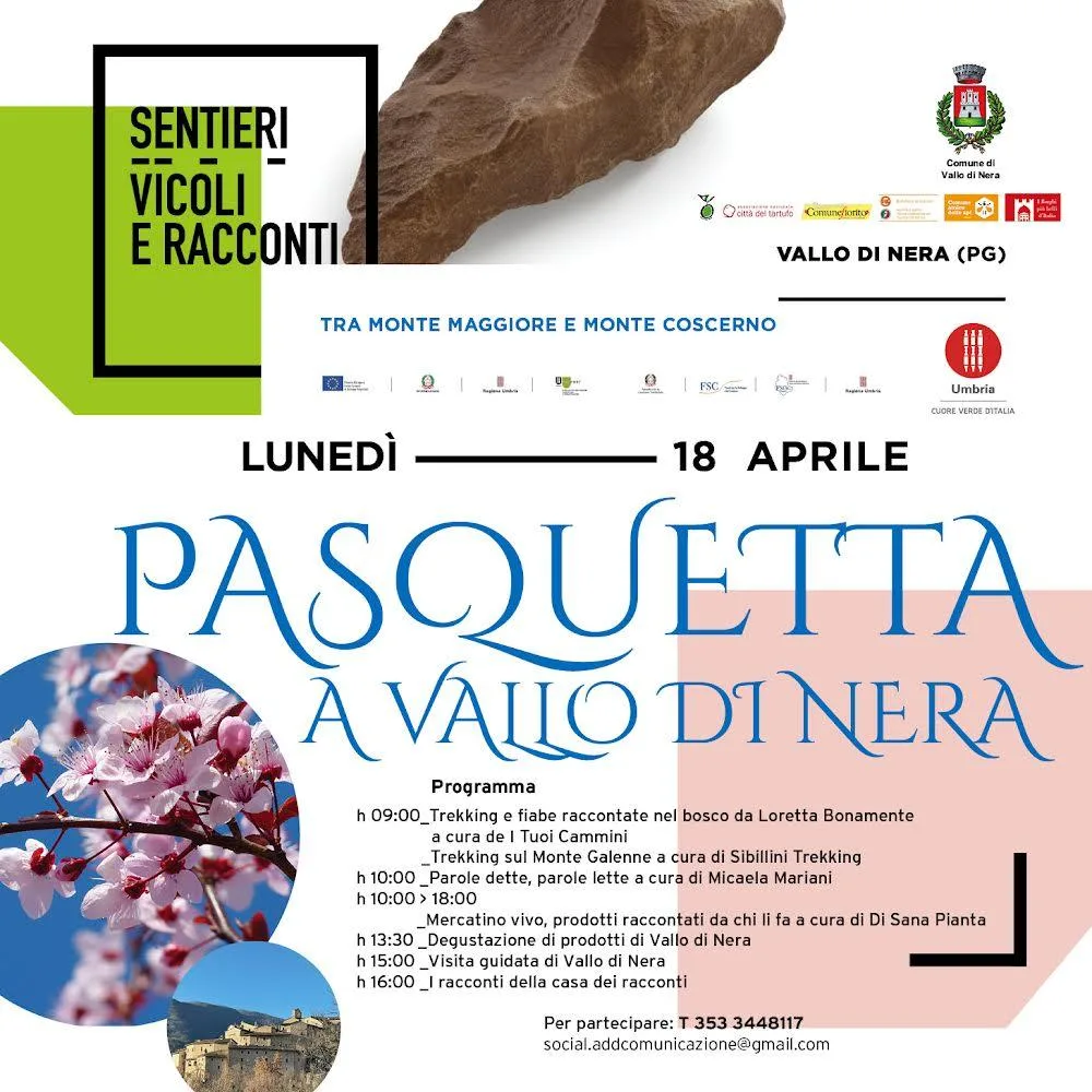 Programma Pasquetta Vallo di nera